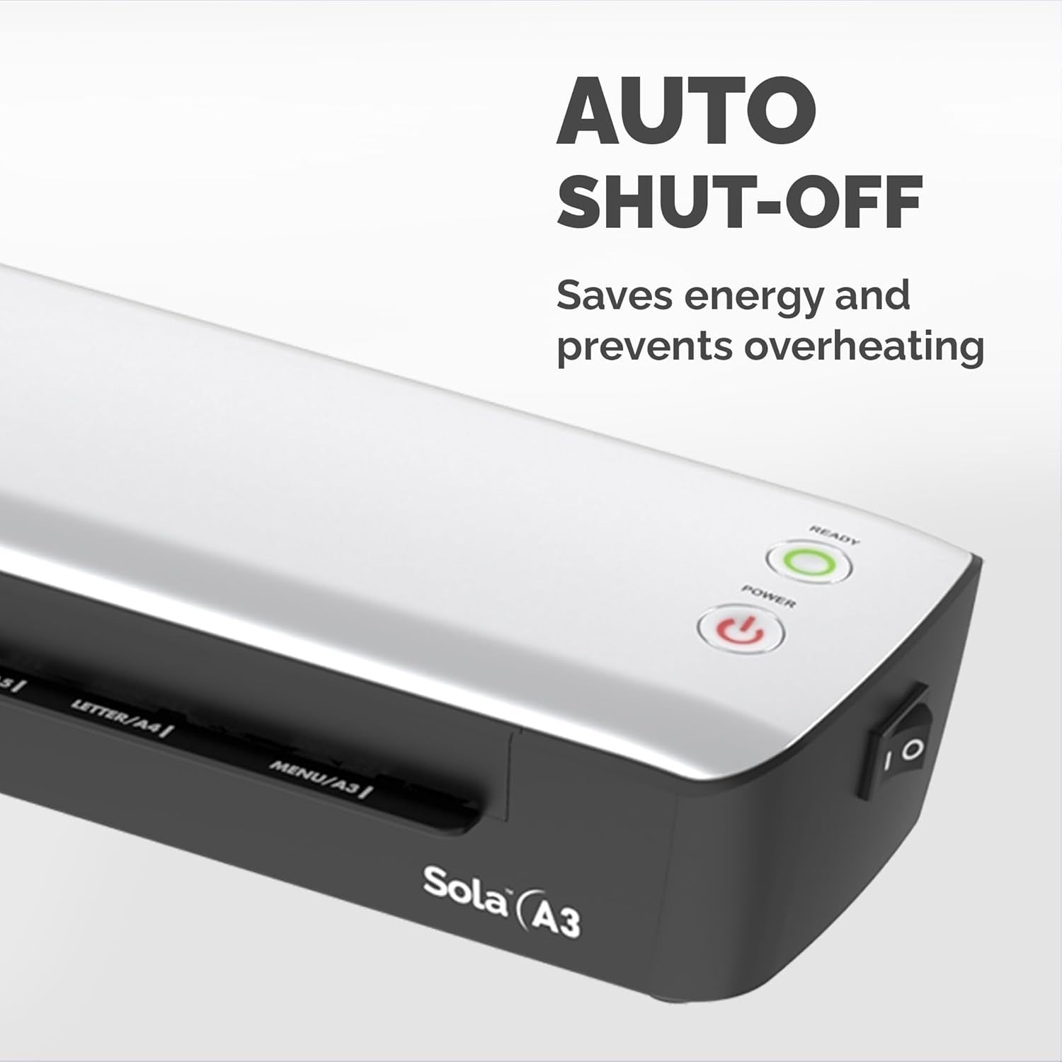 A3 Laminator Machine Jam Free Auto Shut Off Fast Warm Up 80–125 Mic