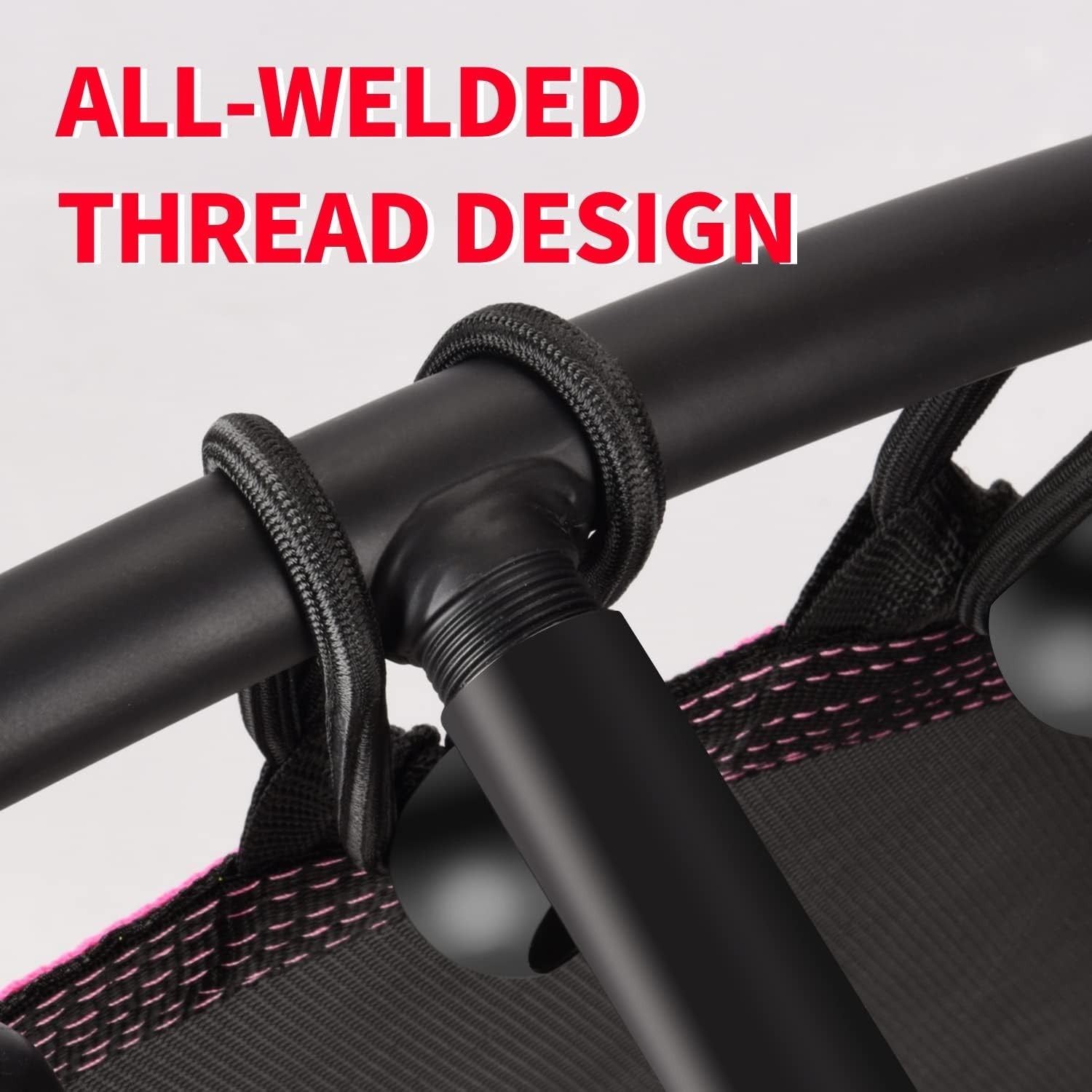 40in Silent Fitness Rebounder with Adjustable Handle Bungee 150kg