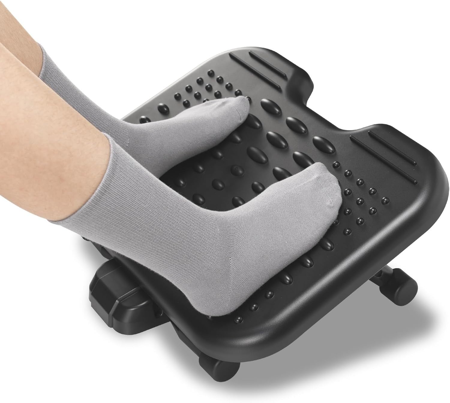 Under Desk Foot Rest Massage Ergonomic Tilt Adjustable Office Stool
