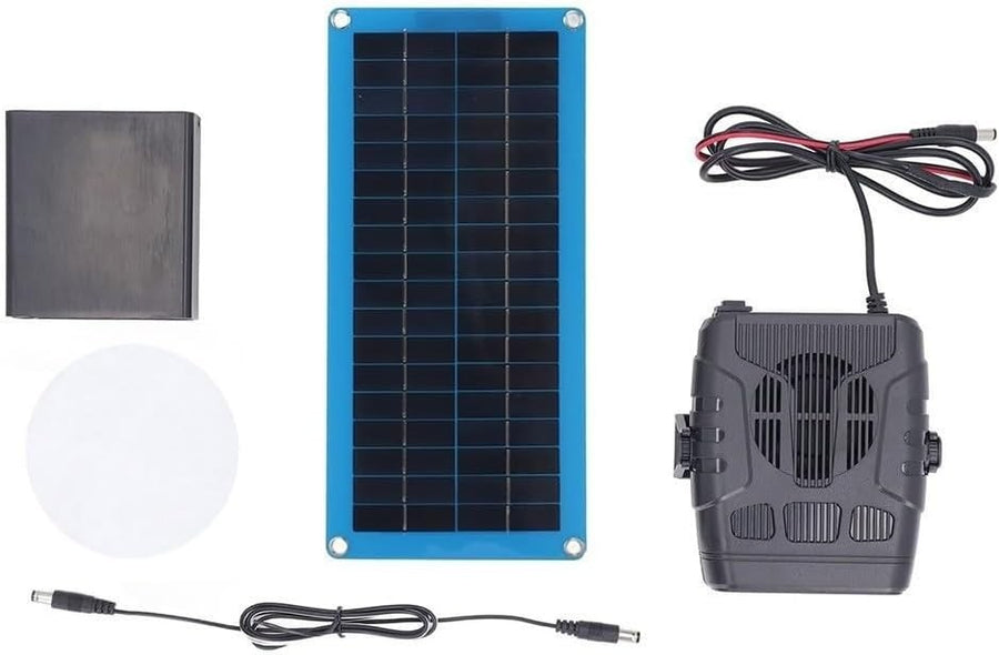 12V Portable Solar Chicken Coop Heater Warm Air Blower
