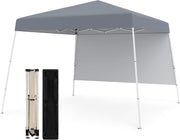 3x3M Gray Pop-Up Canopy Tent UPF50+ Sunshade Outdoor Party Gazebo