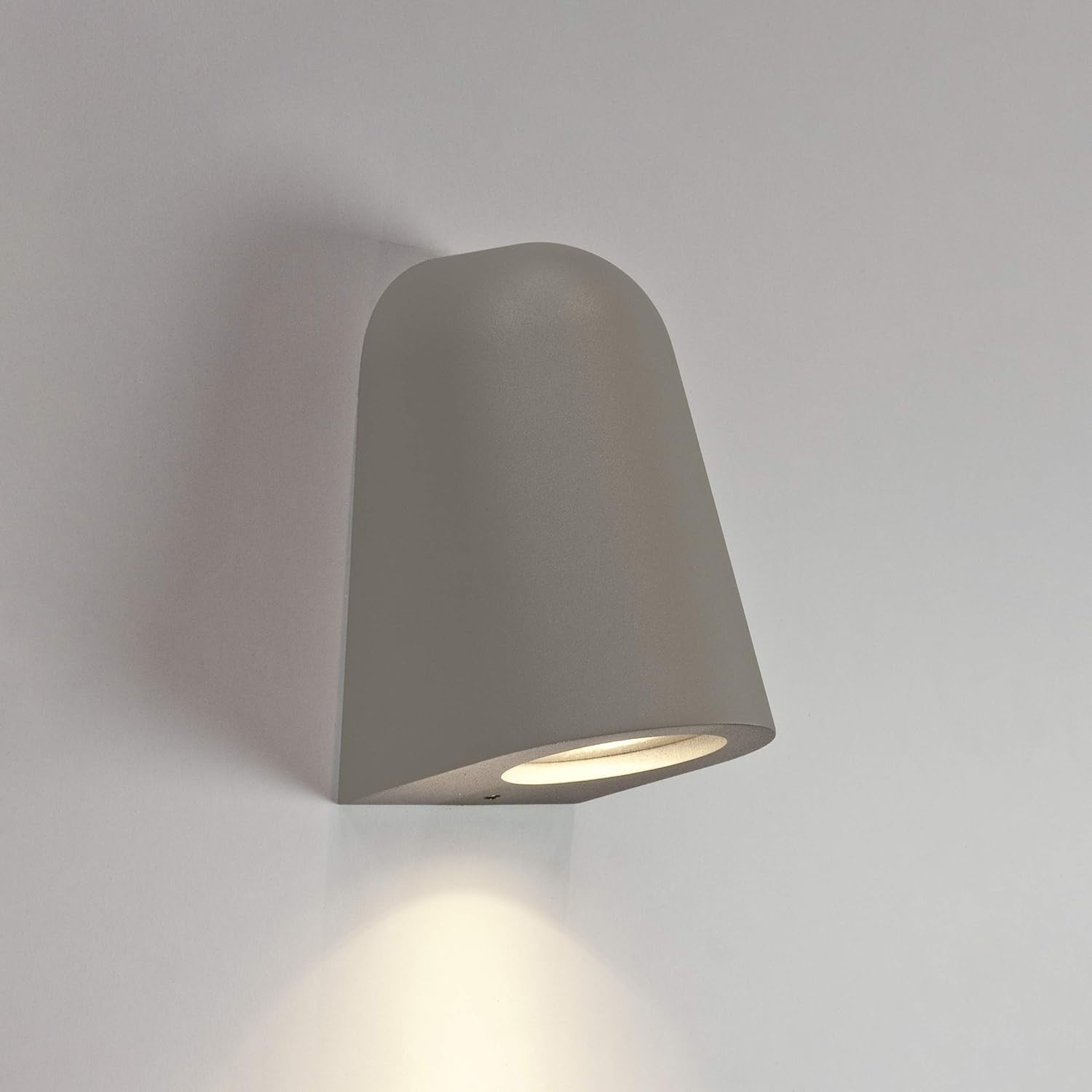 Outdoor Wall Light IP65 Waterproof Textured Grey Aluminum, 6W LED