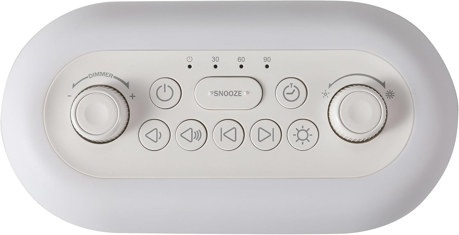 White Noise Machine with 29 Soothing Sounds & Amber Night Light