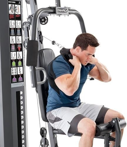 Multifunctional Home Gym Station Weight Stack Ab Crunch Strength Machine