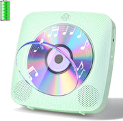 Desktop CD Player Bluetooth Speakers FM Radio USB AUX Remote Green