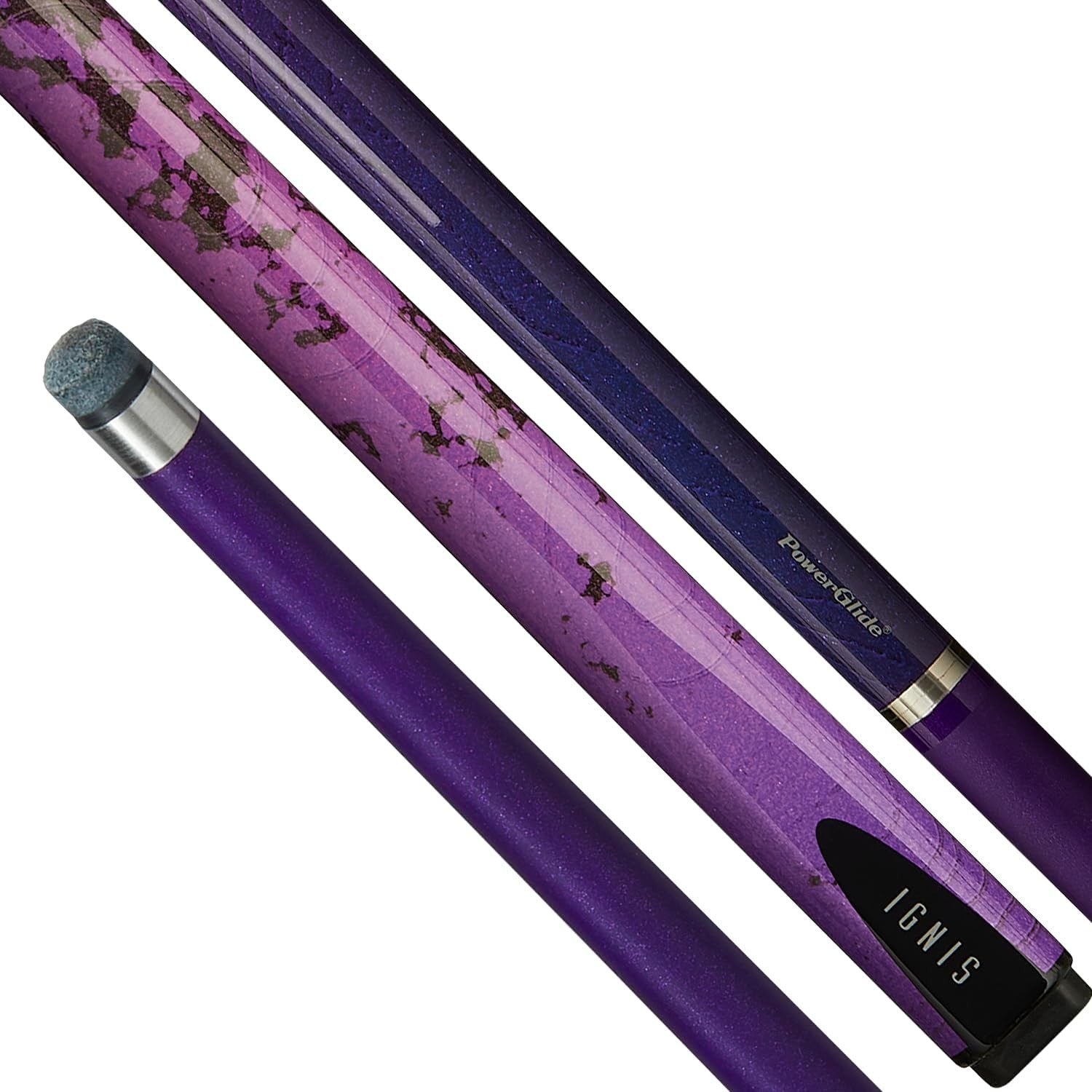 57" Carbon Fibre Snooker Pool Cue 10mm Tip 18oz Quick Release Joint