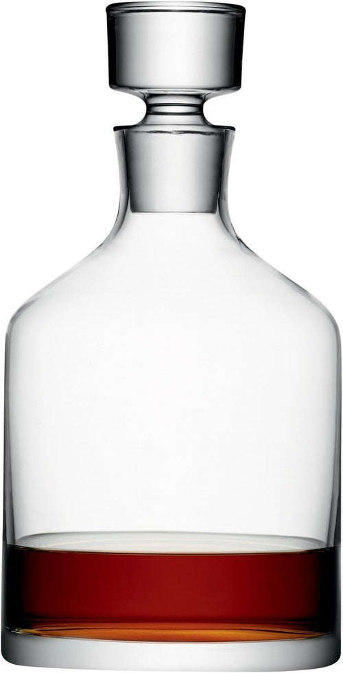 Luxury 1.8L Mouthblown Spirits Decanter – Handmade Clear Glass Bar Gift