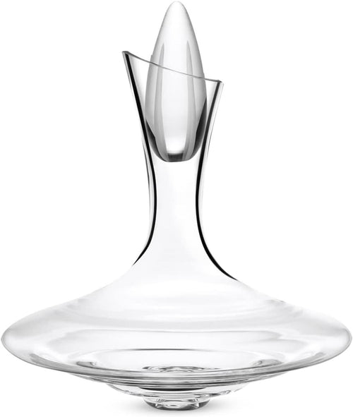 Wine Decanter 750ml Double Aeration Glass Carafe Elegant Oxygenation