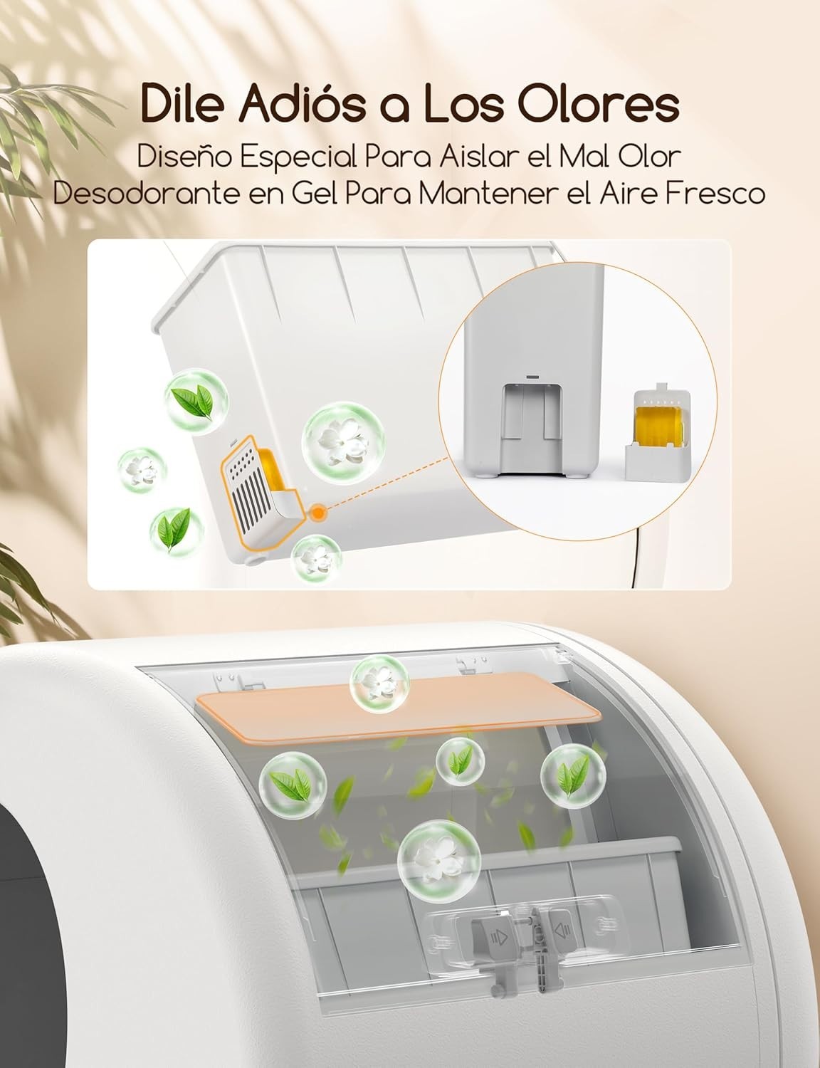 Self Cleaning Cat Litter Box APP Control Anti Pinch Multi Cat Large