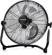 Black 6-Inch USB Desk Fan – 3-Speed Quiet Metal Cooling Fan for Office & Home