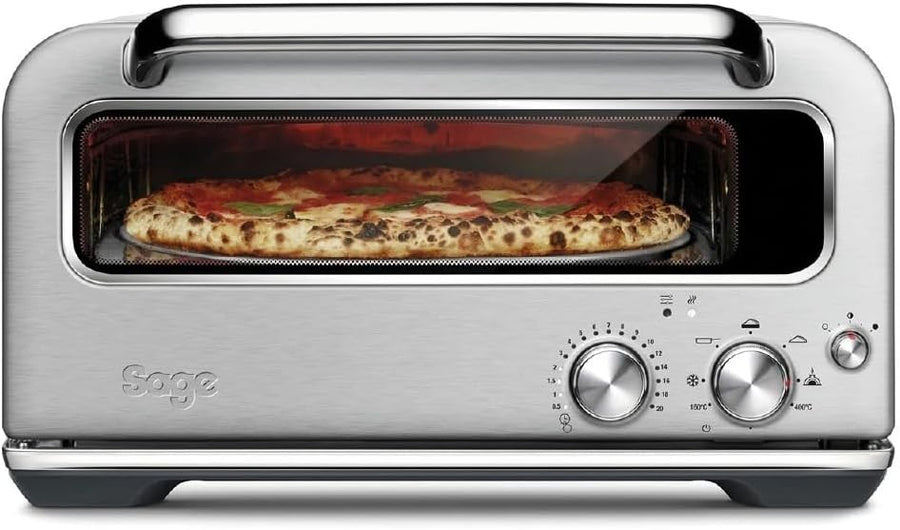 Sage Smart Pizzaiolo Electric Pizza Oven | 400°C Indoor Stone Oven Stainless