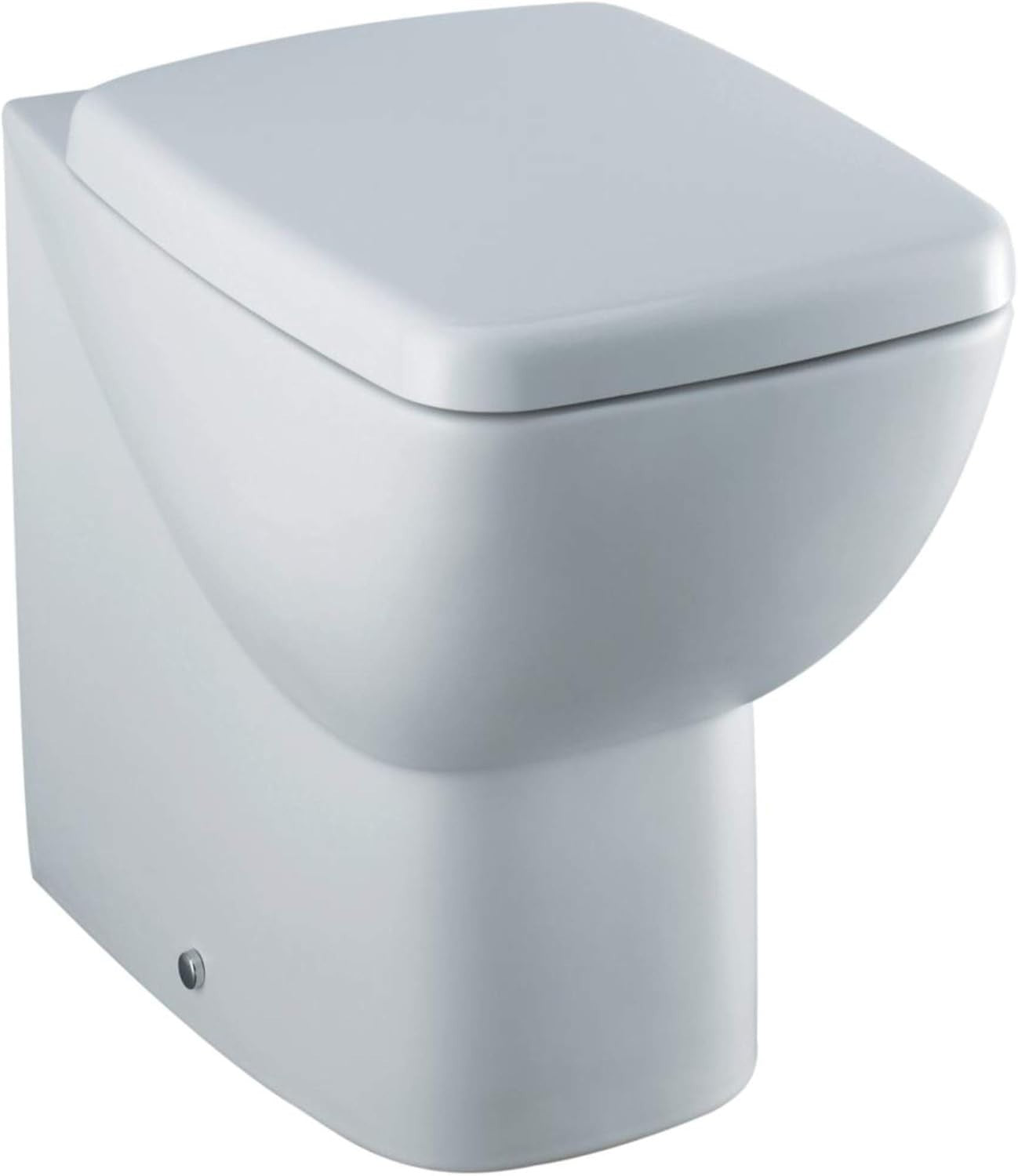 White WC Toilet Seat Durable Thermoset Material with Metal Hinges