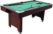 6FT Pool Table Automatic Ball Return Full Size Home Billiards Set