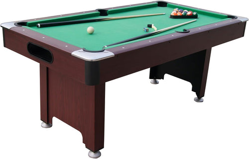 6FT Pool Table Automatic Ball Return Full Size Home Billiards Set
