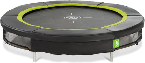 183cm In-Ground Sports Trampoline Garden Outdoor Safe Jumping Black