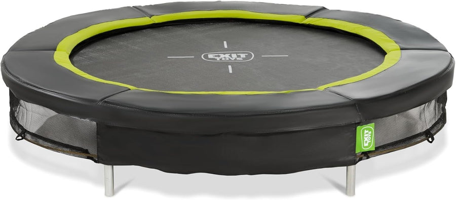 183cm In-Ground Sports Trampoline Garden Outdoor Safe Jumping Black