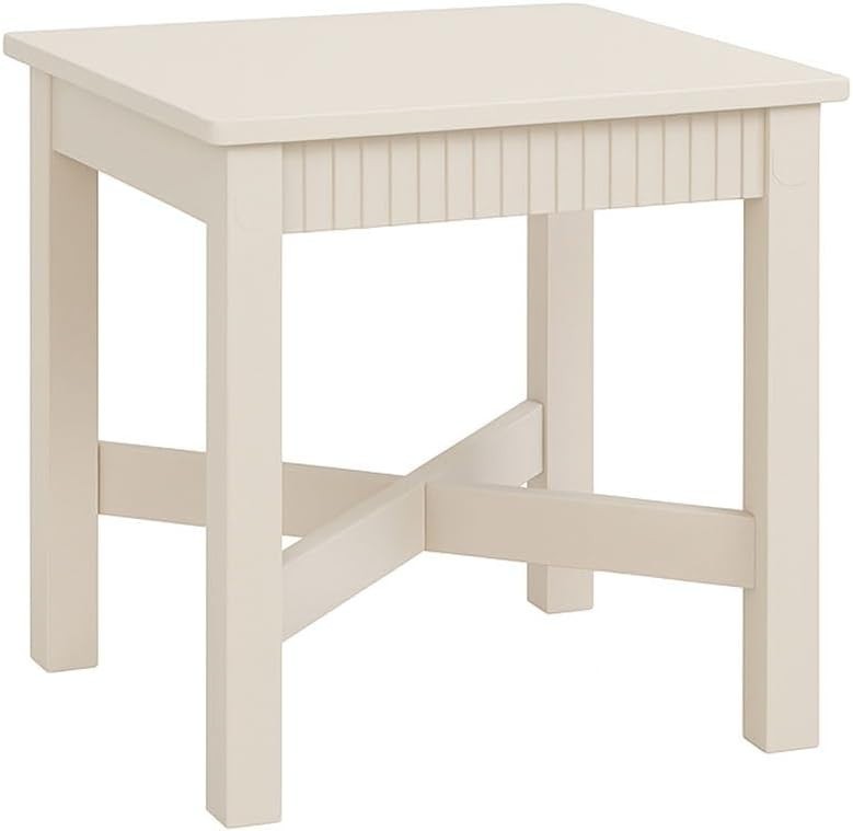 Taupe Grey Console Dressing Table & Stool Set Fluted Drawer Compact Bedroom