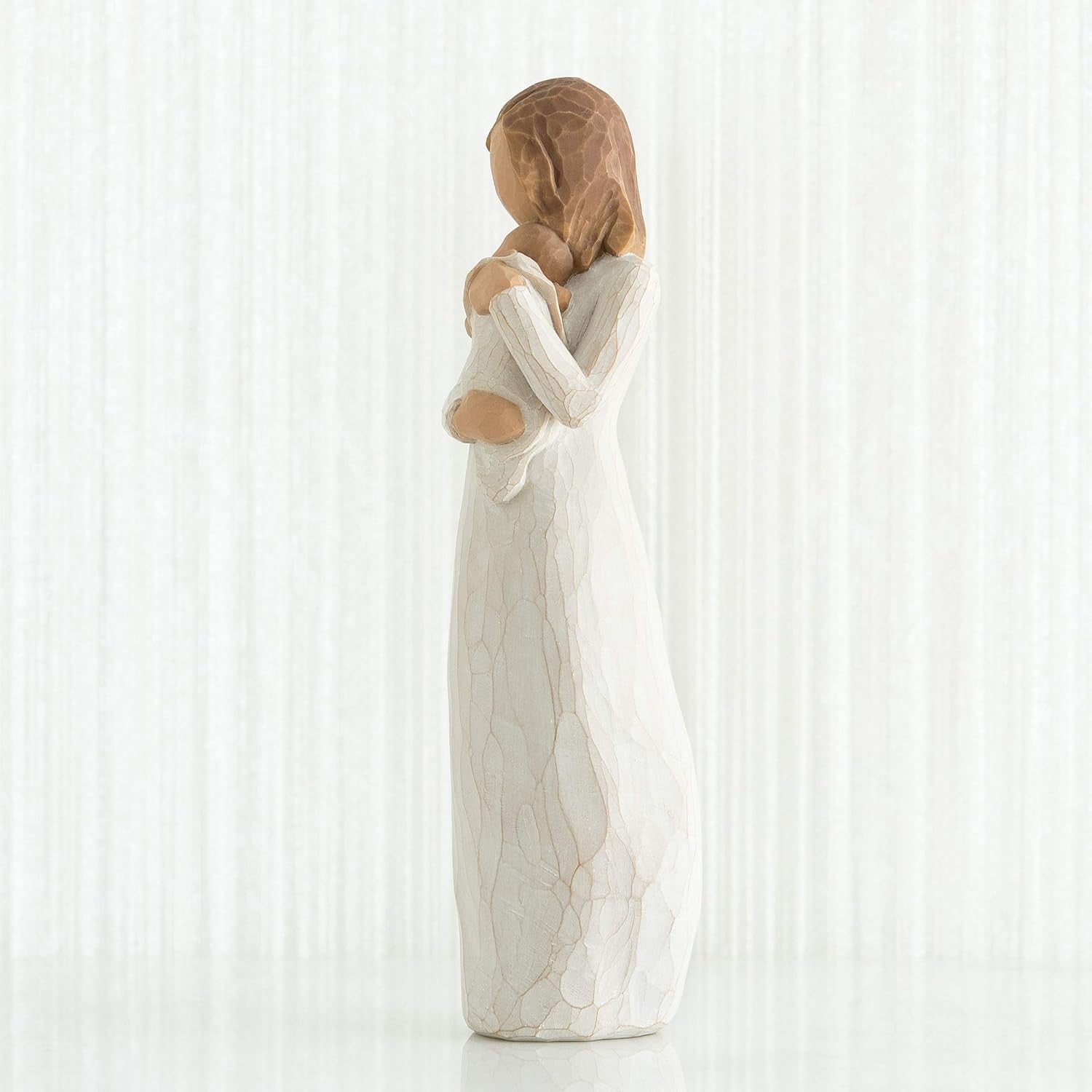 Mother & Baby Figurine Resin Sculpture Gift Decor Handcrafted Keepsake
