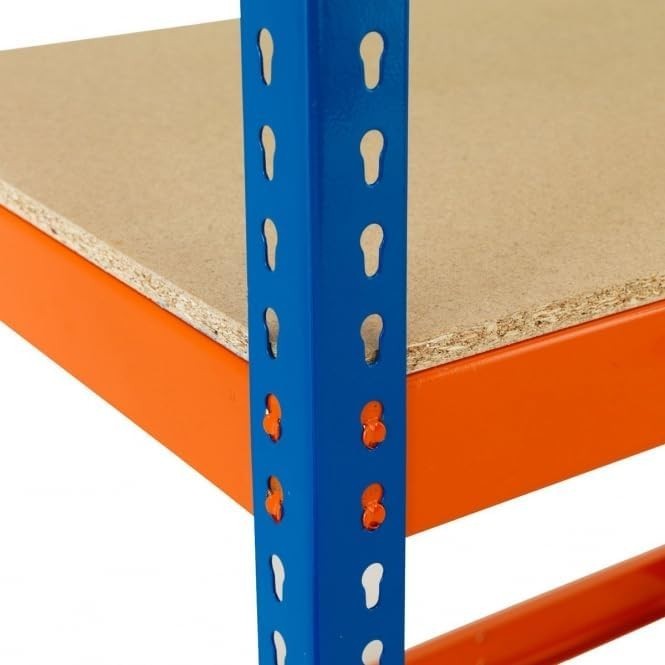 Industrial Garage Workbench 400kg Chipboard Top Steel Frame 1220x760 Shelf
