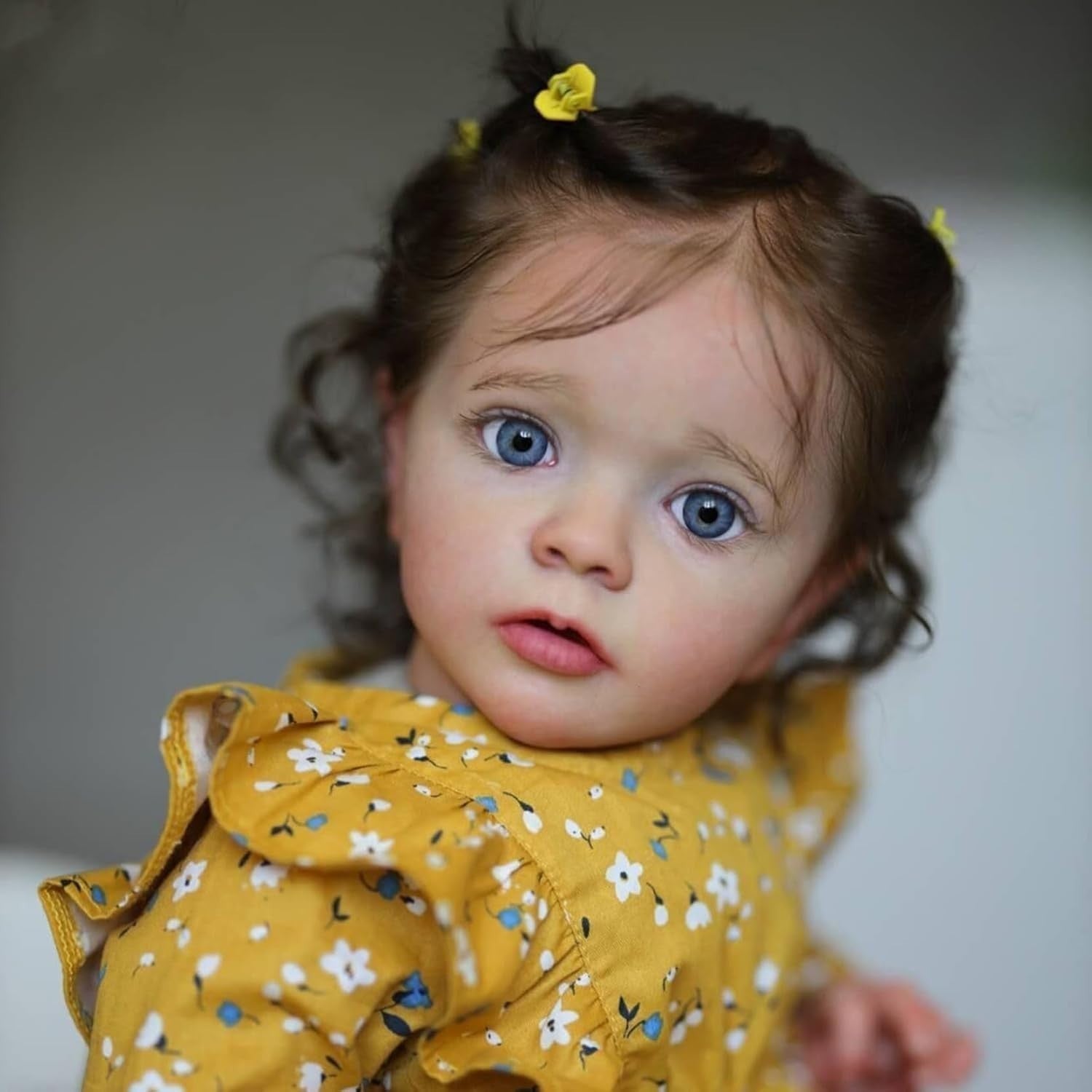 22in Reborn Baby Doll Girl Soft Vinyl Rooted Hair Newborn Toy