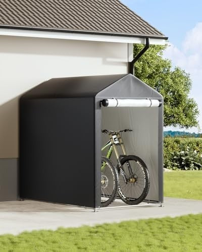 Large Bike Storage Shed 8x8ft Waterproof Outdoor Tent Garage Motorbike Shelter