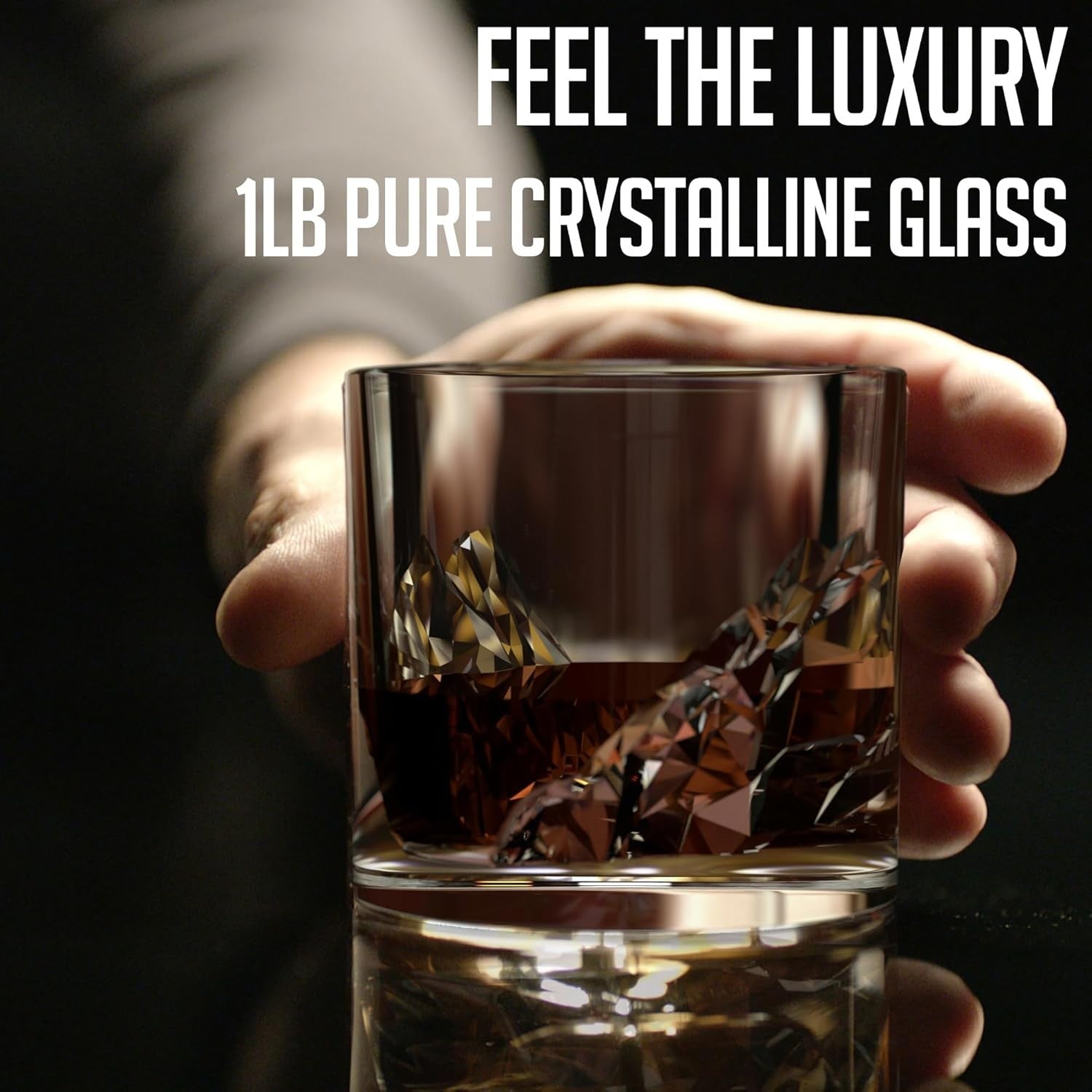 Canyon Whiskey Glasses Set of 2 – Heavy Old Fashioned 300ml Chill Rocks