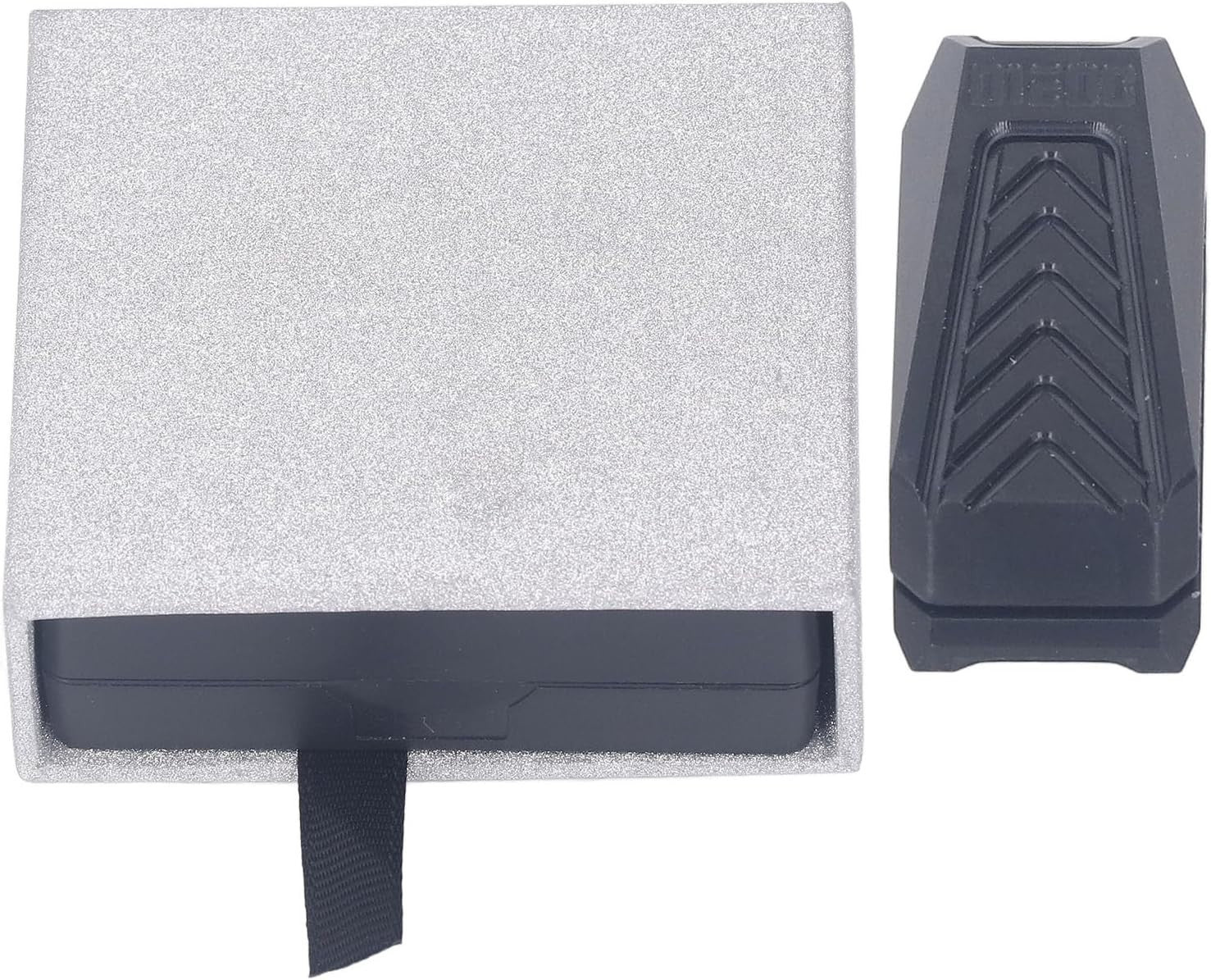 Black Stainless Steel Fidget Slider Stress Relief ADHD Pocket Desk Toy