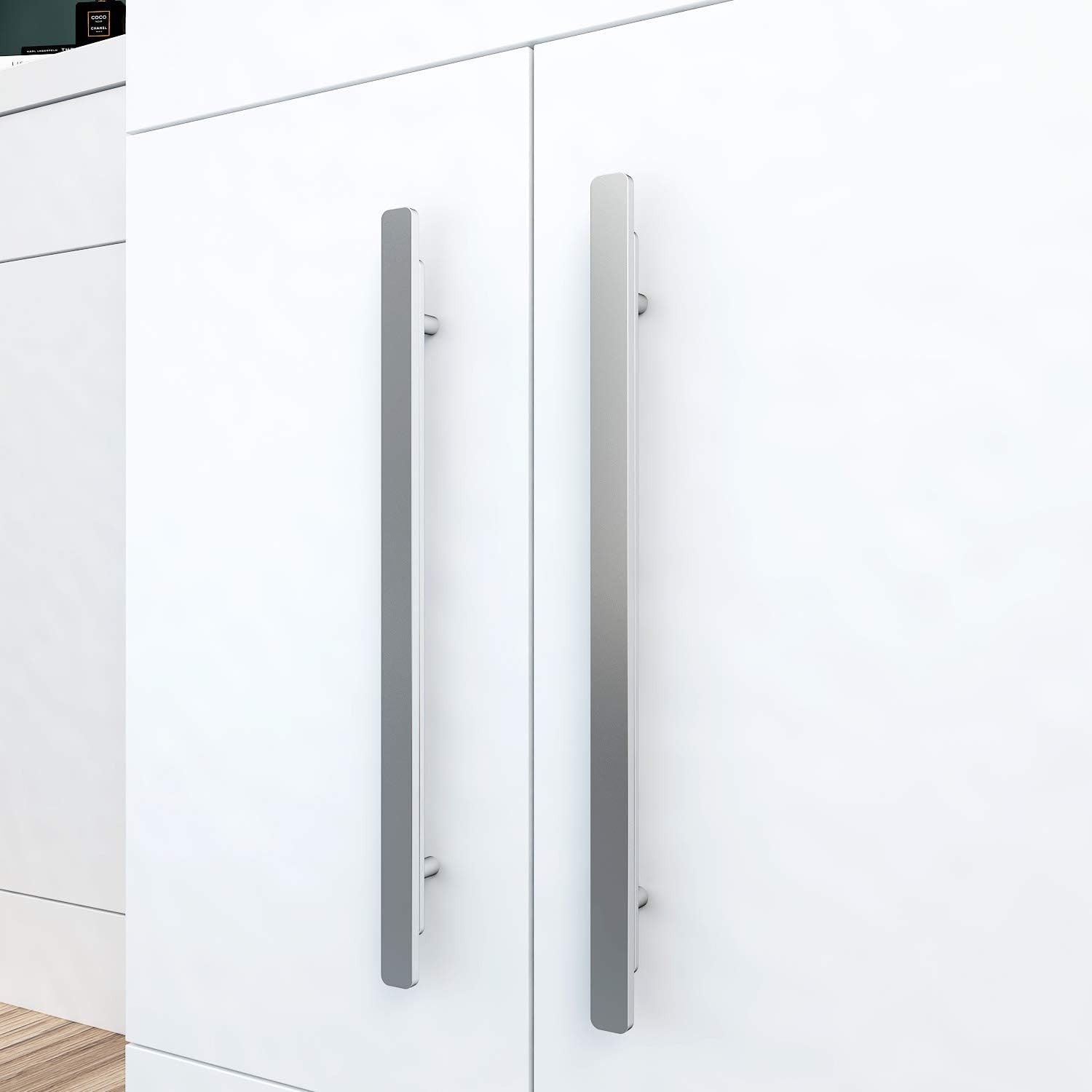 1100mm White Left Hand Vanity Unit with Basin & Back to Wall Toilet Combo Set