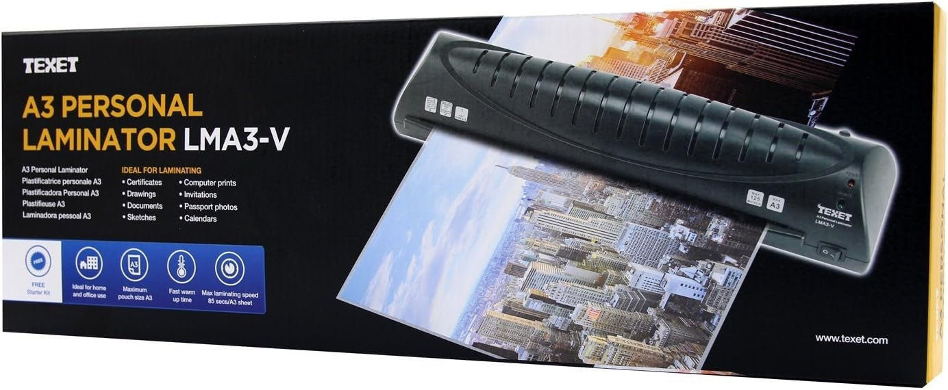A3 Laminator Machine Fast Warm Up 2 Roller 250mm/min + Starter Kit
