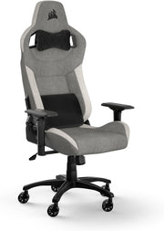 Ergonomic Fabric Gaming Chair Style w/ Lumbar & Neck Pillow