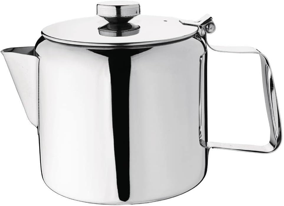 Stainless Steel Teapot 1.83L Mirror Finish Tea Pot Heat Resistant