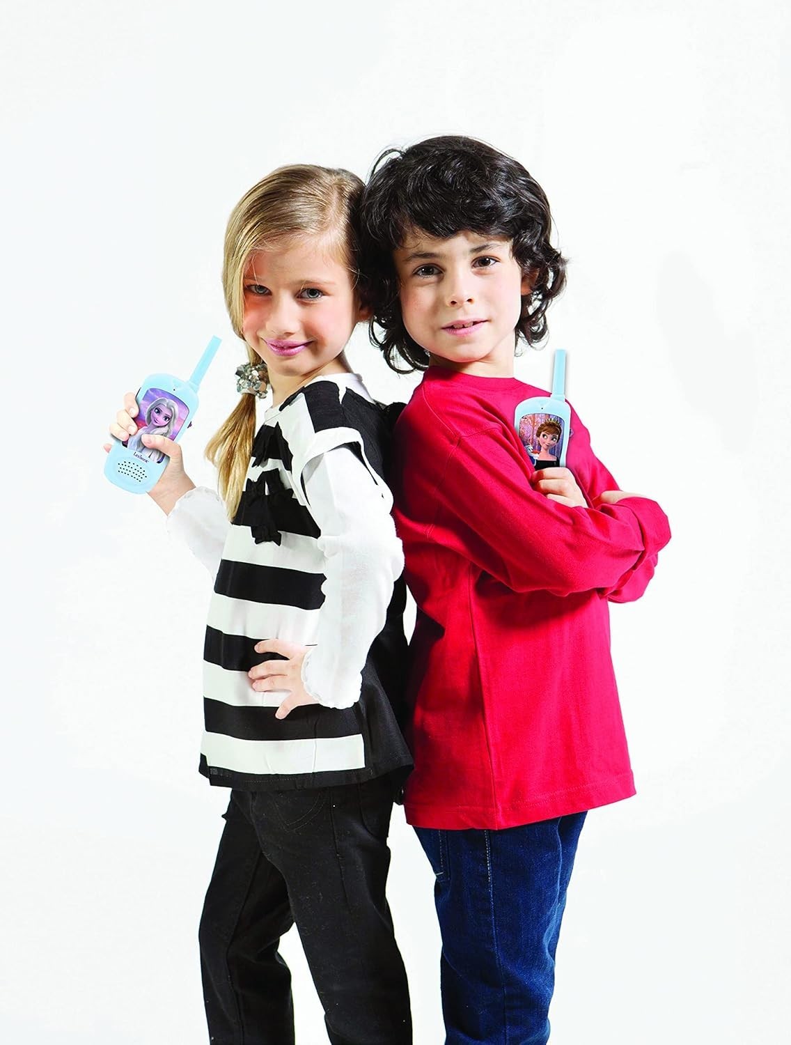 Kids Frozen Walkie Talkies 2 Pack Belt Clip Outdoor Communication Toy