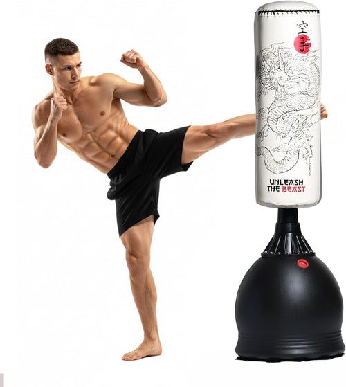 Standing Boxing Kick Bag 5.5ft Pedestal MMA Martial Arts Trainer