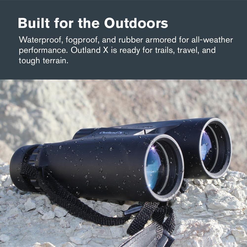 8x42 Binoculars Waterproof Fogproof HD Optics Wide View Outdoor Travel