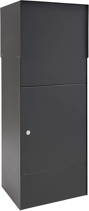 Secure Wall-Mount Parcel Box Large Capacity Waterproof Steel Double Access