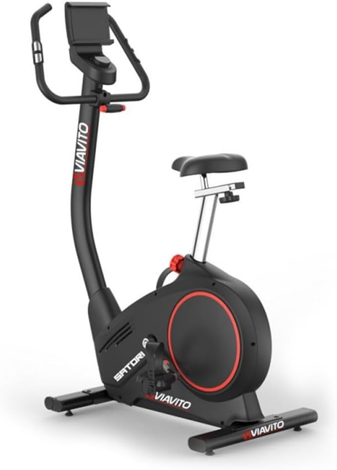Upright Exercise Bike 32-Level Magnetic Resistance Quiet LED Display Home Gym