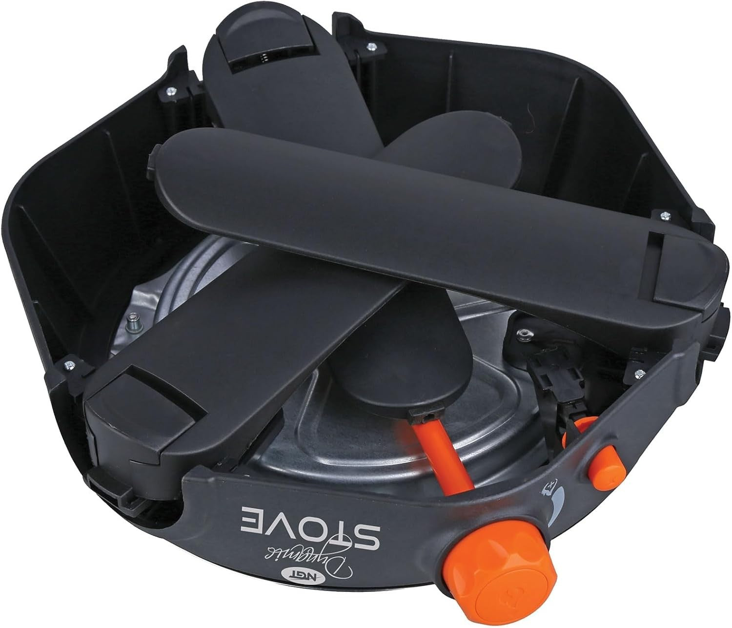 Portable Gas Camping Stove BBQ Grill Set 2.2kW Folding Legs Pot Pan Outdoor