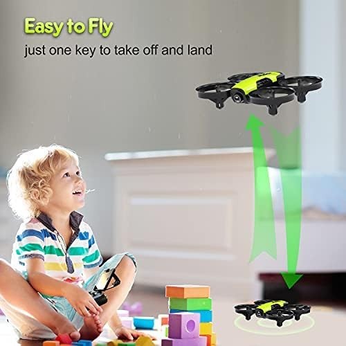 Mini Drone for Kids with Camera, 21min Flight Time, Safe RC Quadcopter Toy