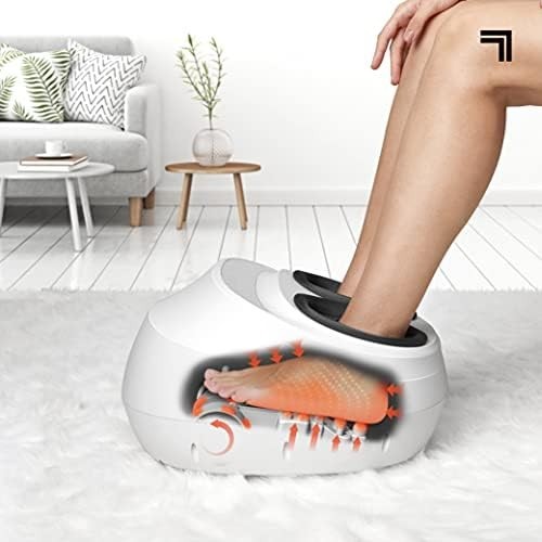 Shiatsu Foot Massager with Heat & Air Compression Adjustable Levels for Relief