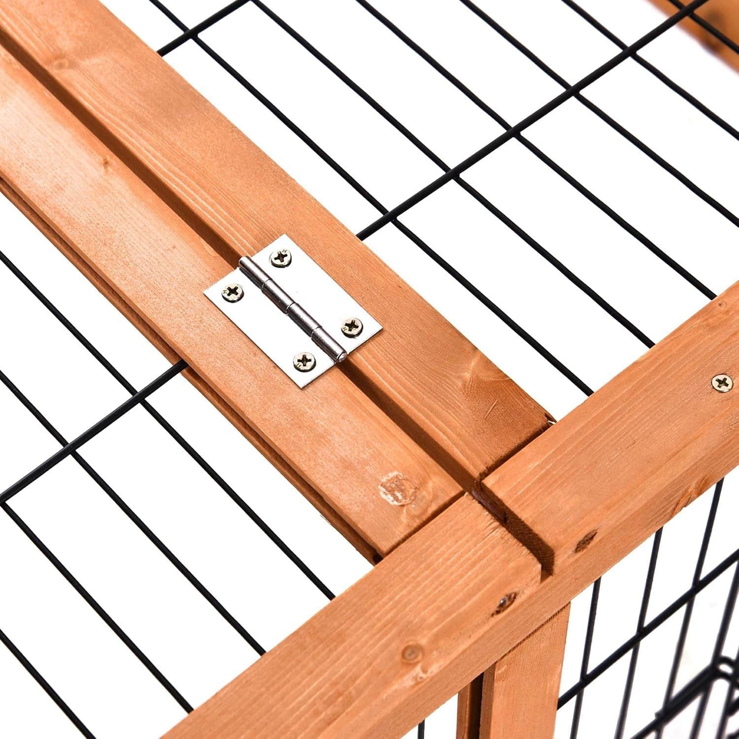 Large Wooden Rabbit Hutch Outdoor Run Weatherproof Guinea Pig Cage