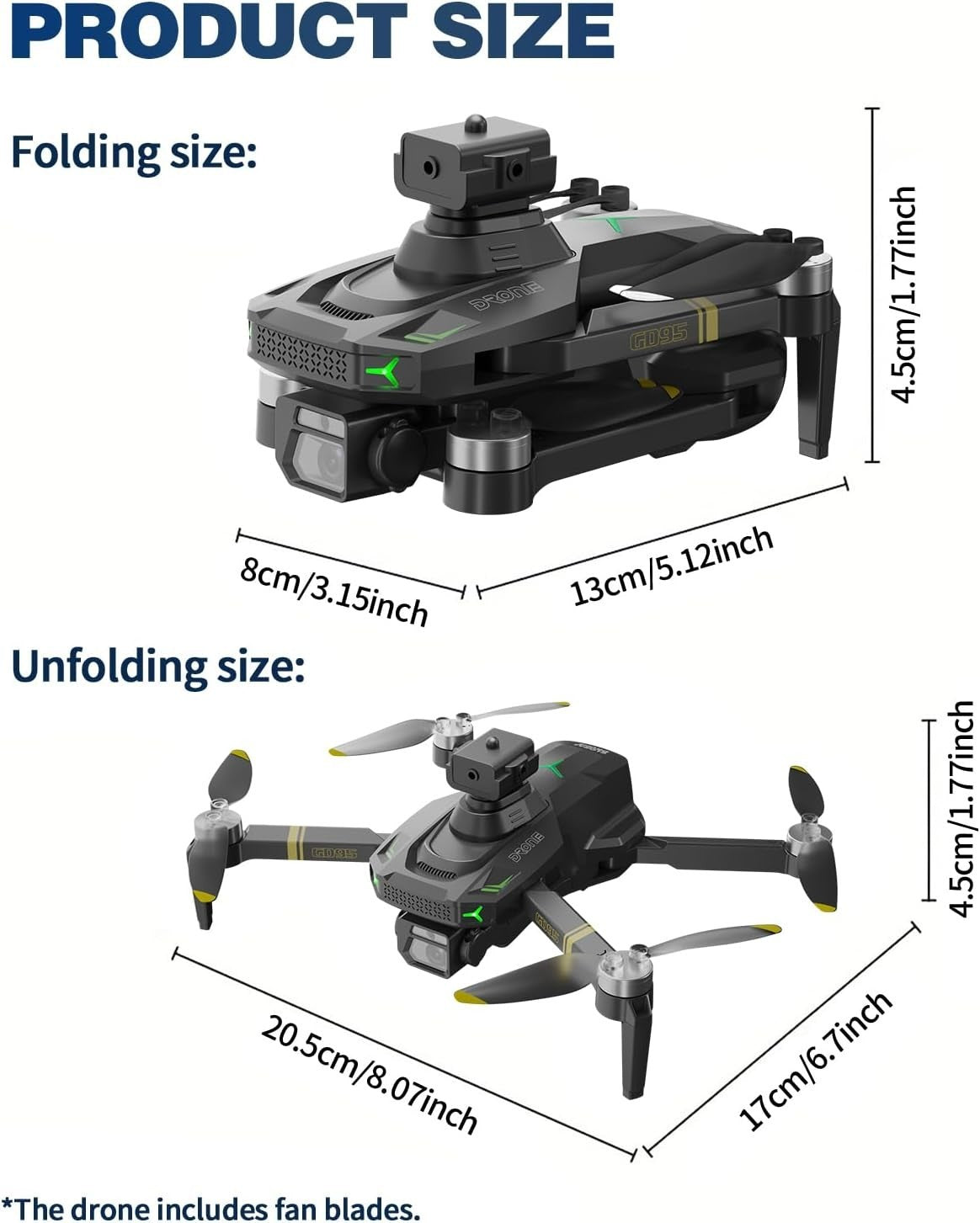 1080P HD Foldable Drone with Camera Altitude Hold 360 Flip Gesture Control Toy