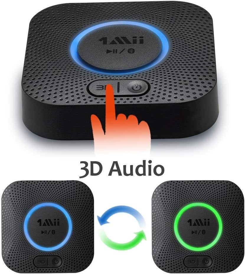 1Mii B06 Bluetooth 5.3 Receiver aptX HD Long Range Audio Adapter RCA AUX