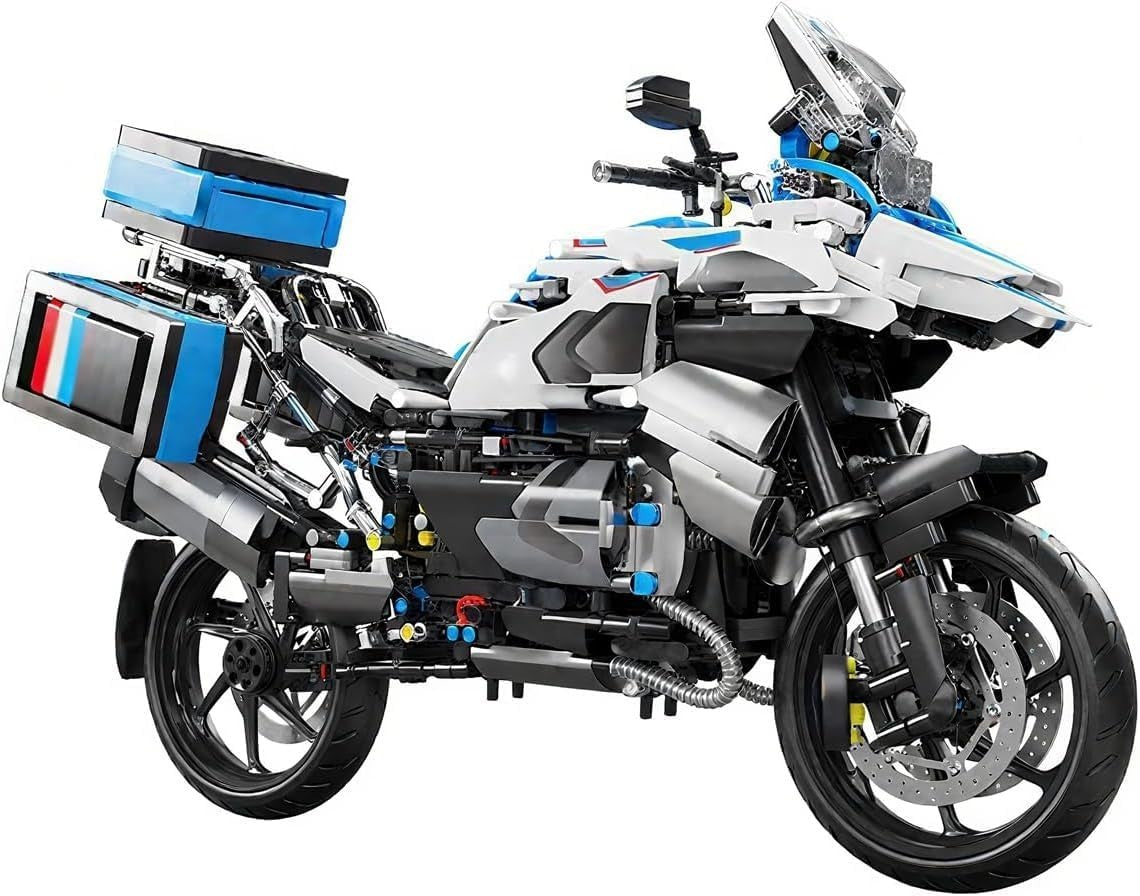 2369 PCS Motorcycle Model Kit | Realistic Colors & Detailed Build | Gift