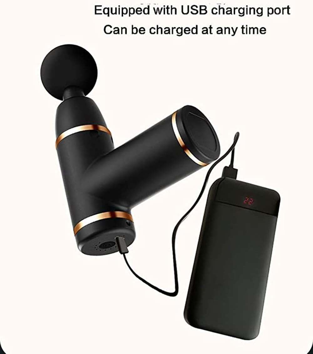 Mini Muscle Massage Gun Deep Tissue Quiet Handheld Relief 8 Speed Portable