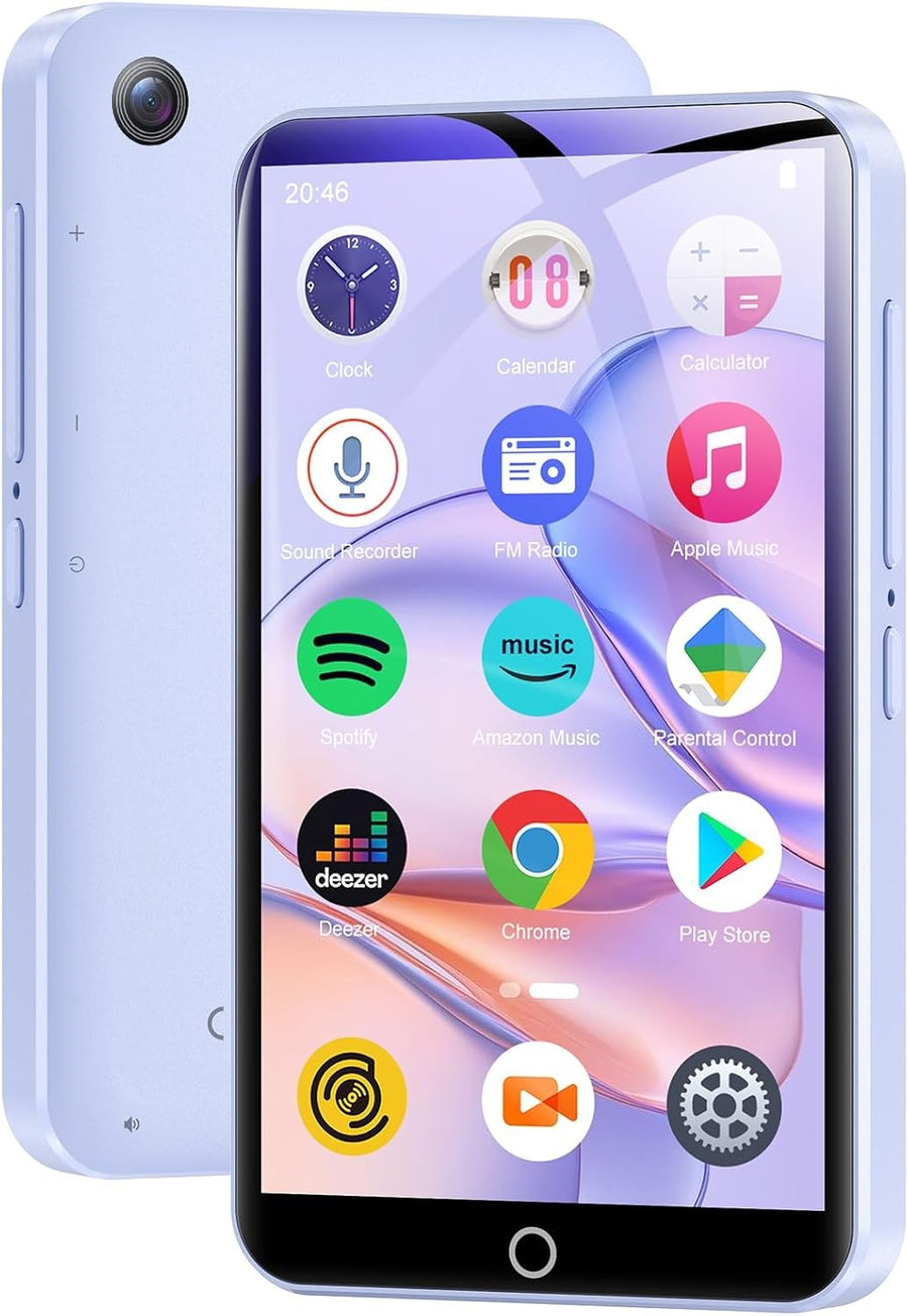 80GB MP3 MP4 Player Blue 4.02" Touch WiFi Bluetooth Camera