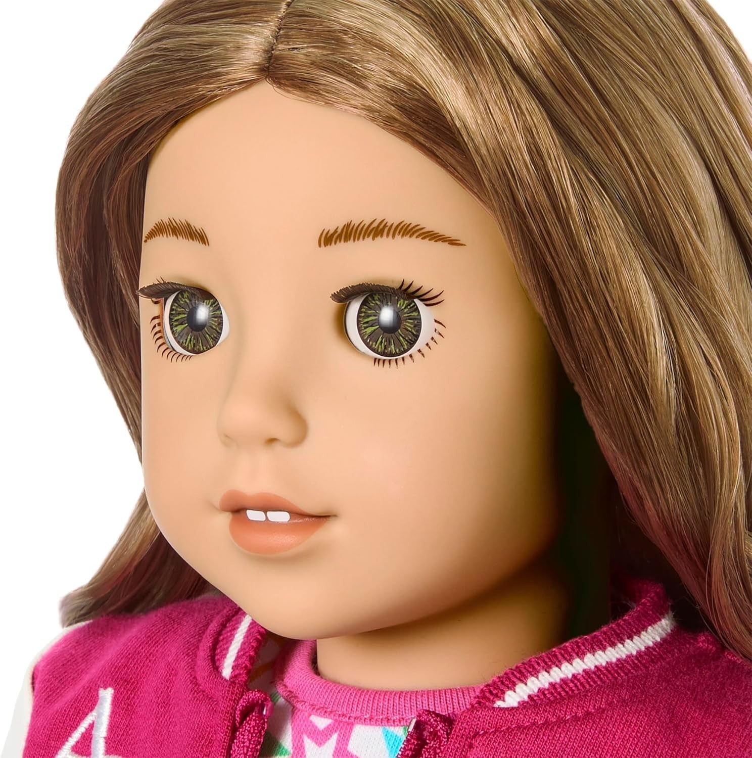 18in Fashion Doll Brown Eyes Wavy Hair Outfit Accessories Girl Toy