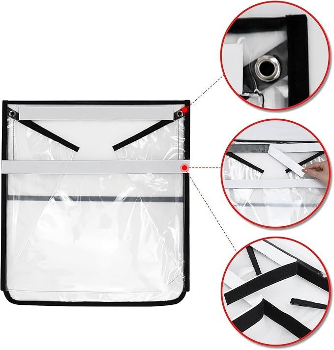 Dog-Proof Letterbox Catcher Cage – Easy Install, Large Capacity, 40x40cm