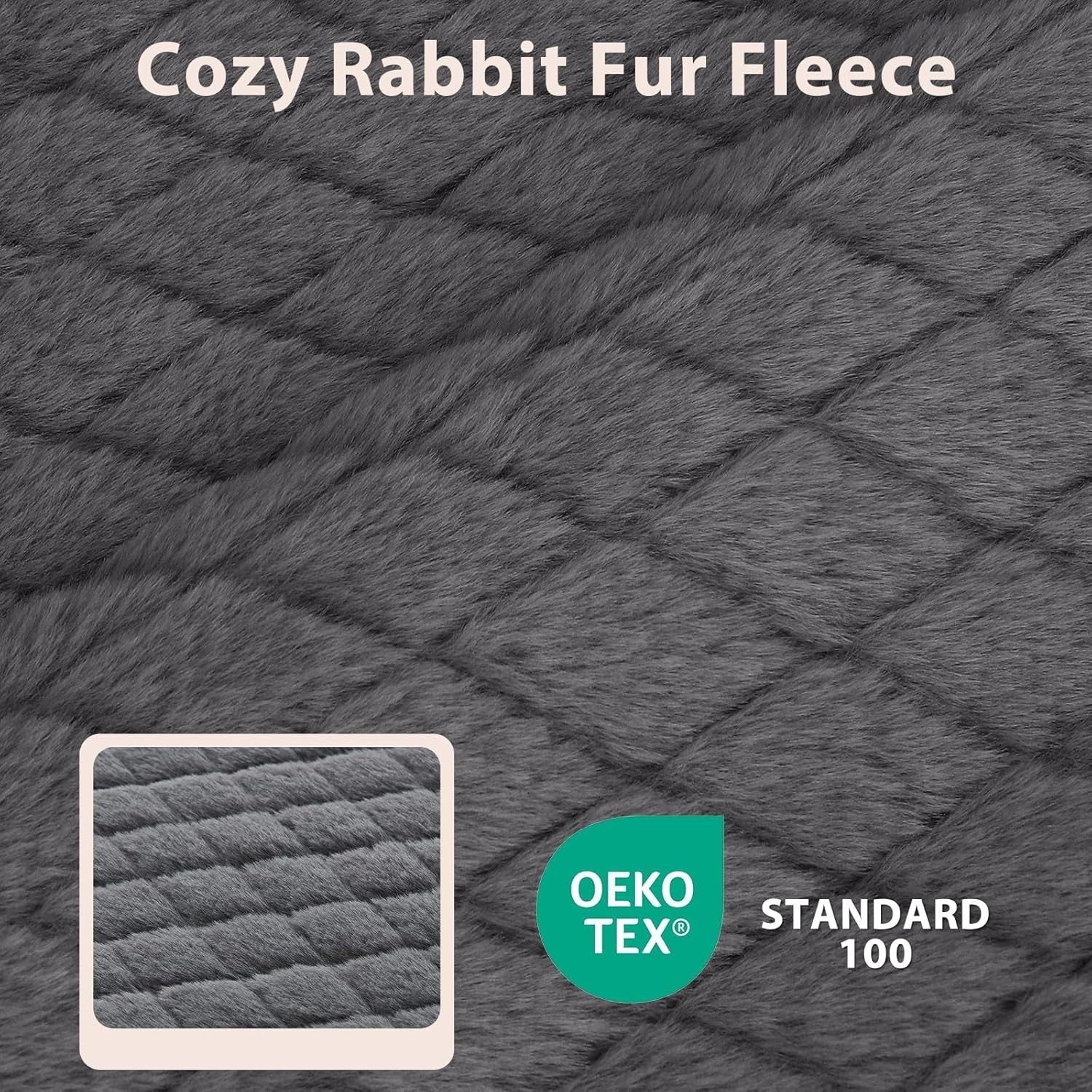 XL Orthopedic Dog Crate Bed 104x69cm Memory Foam Washable