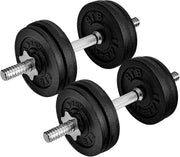 60LB Adjustable Hex Dumbbells Pair Non-Slip Cast Iron Home Gym Weights