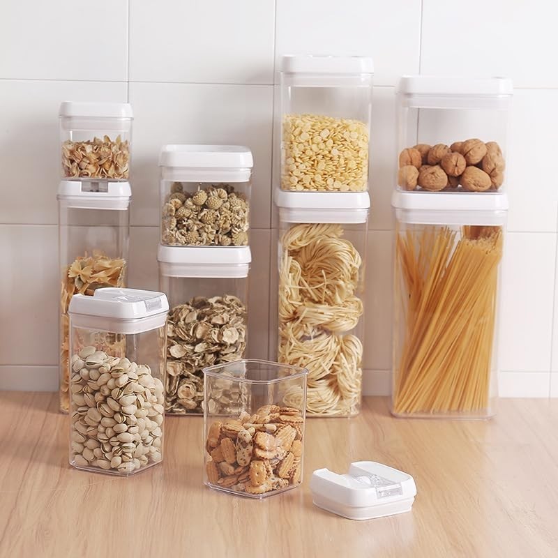 12PCS Airtight Food Storage Containers BPA Free Cereal Pantry Set